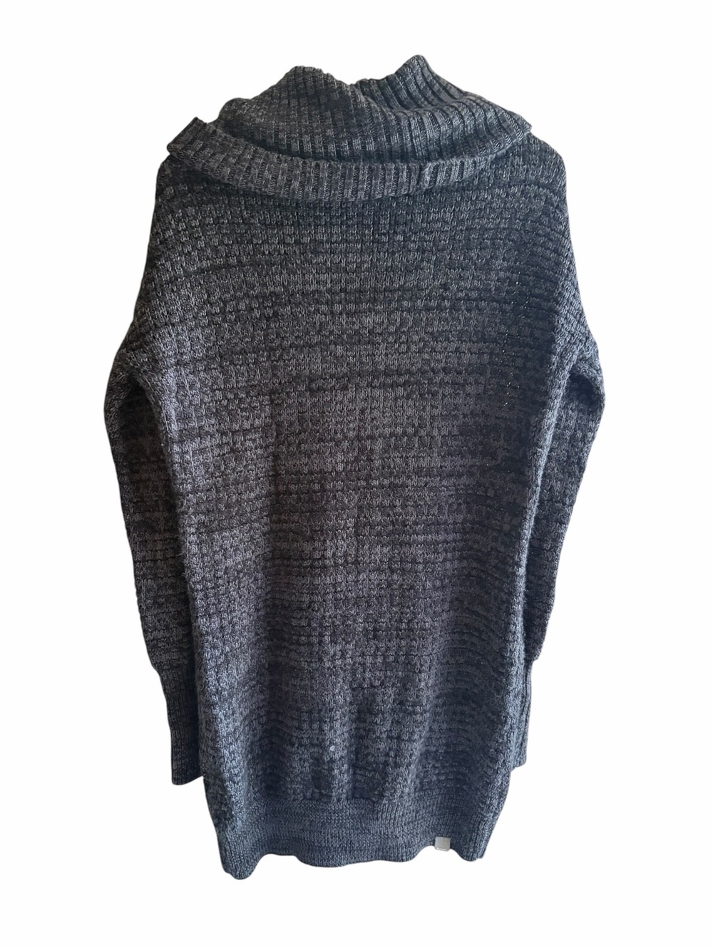 BENCH Cowl Neck Gray Sweater Dress - Picture 2 of 5